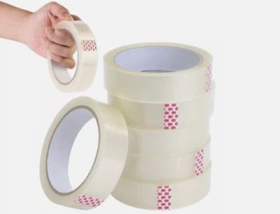 OPP TAPE Clear Packaging 48mm x 100m x 45mic SUPER STRONG PACKAGING SELLOTAPE - Image 1 of 4