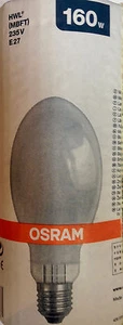 OSRAM/RADIUM HWL 235V 160W / 225V 250W E27/500WQueckecksilver lampade a vapore miscelatore - Foto 1 di 5
