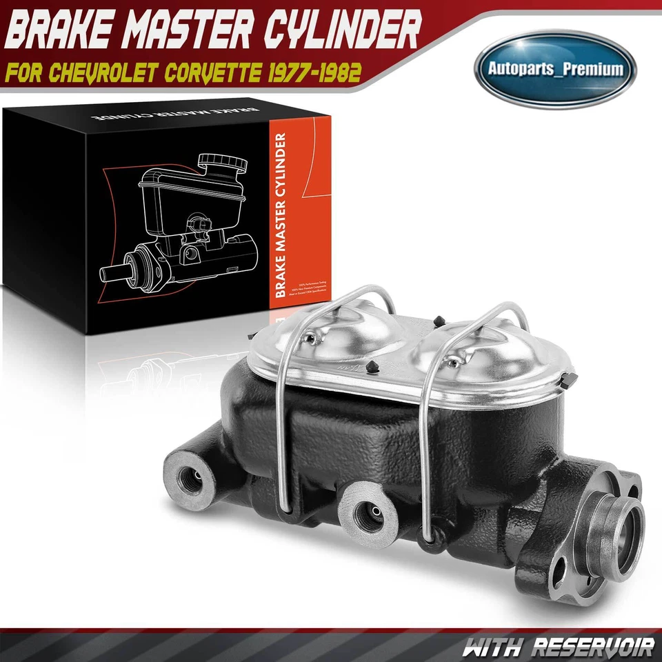 Brake Master Cylinder with Reservoir for Chevrolet Corvette 1977-1982 18002064  - Image 1 of 4