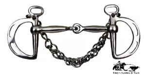 Kimberwick Inglés - Western Bit Acero Inoxidable 4-7/8" Boca Nuevo Eddy's Tack - Imagen 1 de 3