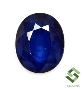 11x9 mm Natural Blue Sapphire Oval Cut 5.11 CTS Faceted Loose Gemstone - Picture 1 of 6