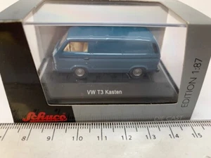 25612 SCHUCO 1:87 VW T3 Kasten blau - Bild 1 von 1