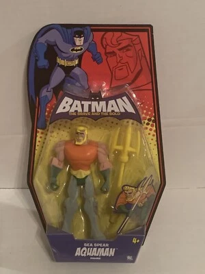 Figura de acción Mattel Batman The Brave And The Bold Sea Spear Aquaman 2008 Foto 1 de 4
