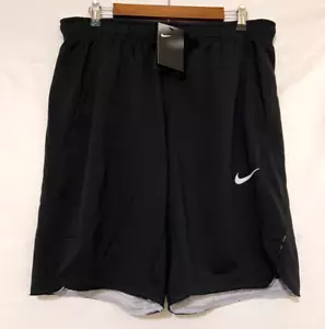 Nike Baseball Stock Flux Uomo Large Nero Casual Pantaloncini Tasche Nuove con etichette 2019 BQ3236 - Foto 1 di 8