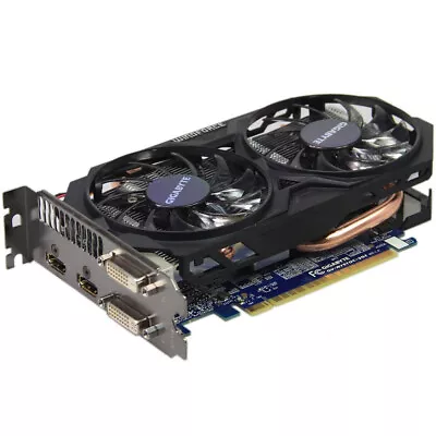 For GV-N75TOC-2GI Dual Fan HDMI DVI Game Graphics VGA Card Tested - Image 1 of 4