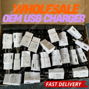Lot Adaptive Fast Rapid Charging Wall Charger US Plug For Samsung Galaxy Phones - Picture 1 of 28
