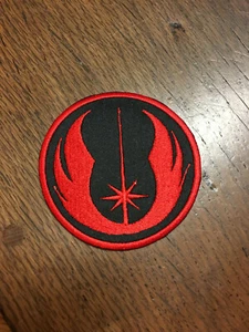 Star Wars Jedi Ritter toppa stiratore applicazione Visir 7,5 cm NUOVO