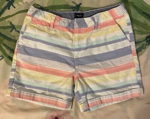 GapKids Multicolor Cuffed Shorts Adjustable Waist Girls Youth Size 14 Regular - Picture 1 of 5