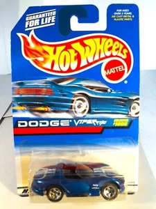 Hot Wheels Dodge Viper RT/10. Made about 1998. Plastic slightly yellow one side - Picture 1 of 5