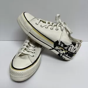 Womens 8.5 Chuck Taylor All Star Hybrid Floral Platform Low Sneakers - 571583C - Picture 1 of 9