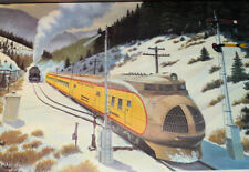 Large 1969 Union Pacific Railroad FULL CALENDAR with Howard Fogg Art Prints