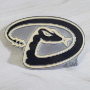 Arizona Diamondbacks Belt Buckle Enamel Pewter Black Licensed New Old Stock - Picture 1 of 7