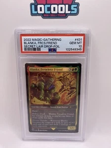 PSA 10 Magic Secret Lair BLANKA Ferocious Friend Foil Mtg Steet FIghter - Picture 1 of 2