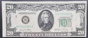 1950 Twenty Dollar Federal Reserve Note $20 Bill UNCIRCULATED #82887 - Picture 1 of 2