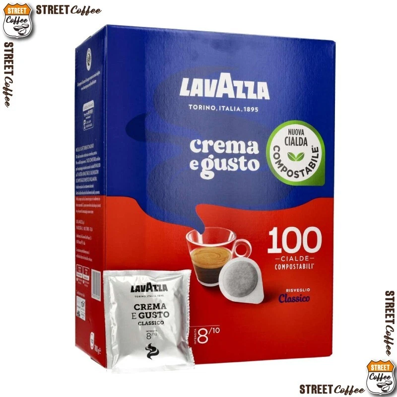 100 200 300 600 Pads Lavazza Crema E Gusto Papier Ese 44mm No Grand Espresso - Bild 1 von 2