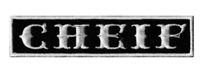 Motorcycle CHIEF Small Patch Jacket Motorcycle Front Emblem Indian Riding Patch - Picture 1 of 1