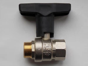 Kugelhahn IG x AG 3/4" bis 120°C für Solar Heizung Sanitär - Bild 1 von 4
