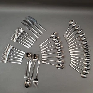 42 Pieces Splendide Stainless Steel Flatware Forks, Knives, Spoons - Picture 1 of 11