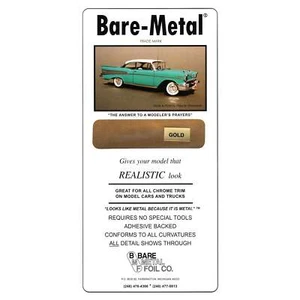 Bare Metal Foil Company Bare-Metal Foil Sheet 11.75" X 6" GOLD - Picture 1 of 3