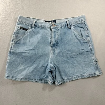 L.E.I. Pantalones Cortos de Jean Life Energy Intelligence Botón Mosca Azul Denim Para Mujer Talla 11 Foto 1 de 4