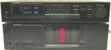 1980s KENWOOD Stack - KC-206 Stereo Control Amplifier Preamp, KM-206 Power Amp