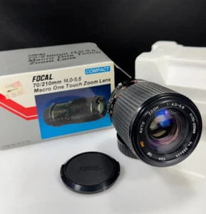 Focal 70-210mm f/4-5.6 Macro Zoom Lens Pentax PK KA Ricoh RK Mount SLR Camera - Picture 1 of 23