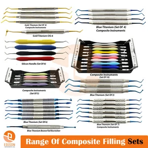 Dental Amalgam Plastic Filling Tools Composite Filling Restoration Instruments - Picture 1 of 13