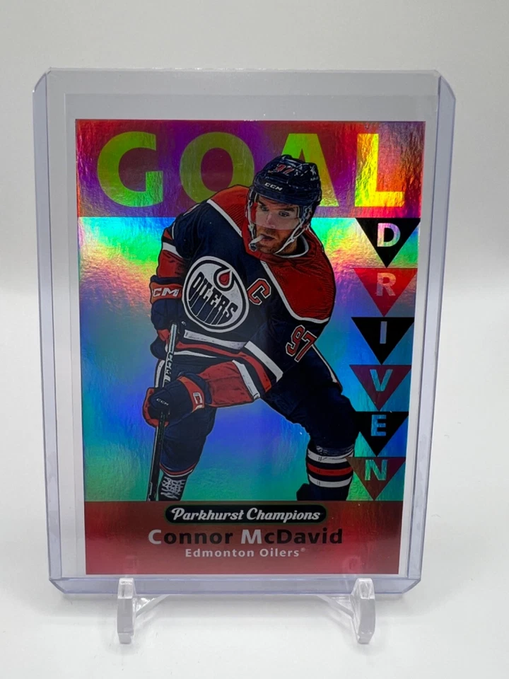 23-24 UD Parkhurst Goal Driven Connor McDavid! - Image 1 of 2