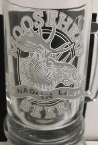 Moosehead Canadian Lager - Tazza birra in vetro 5/1/4" / Stein - logo smerigliato - Foto 1 di 6