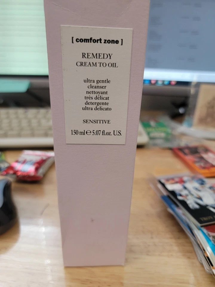 Limpiador suave Comfort Zone REMEDY CREMA A ACEITE 5,07 oz 150 ml solo nuevo en caja (V) Foto 1 de 2