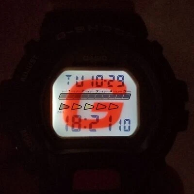 ⌚Rare G-Shock Military w/ G-Shock logo on face green display white LED backlight - Image 1 of 4
