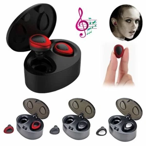 Noise Cancelling Bluetooth Stereo Headsets Mini In Ear Earbuds w/ Charging Case - Bild 1 von 15