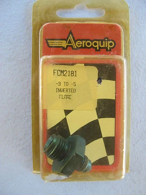 Aeroquip FCM2181 S.A.E. Male Flare To 42 deg. Inverted Flare - Image 1 of 2