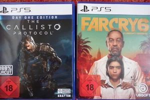 Far Cry 6 u. Callisto Protocol PS5 wie NEU - Bild 1 von 2