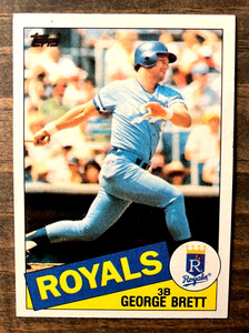 GEORGE BRETT KC ROYALS (HOF)   1985 Topps #100