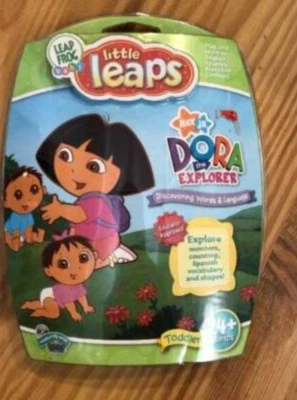 New Leap Frog Baby Little Leaps Nick Jr. Dora the Explorer Discovering Words - Image 1 of 2