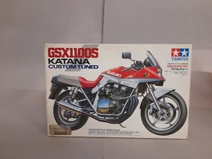 TAMIYA 14065 1/12 Suzuki GSX1100S Katana Custom Tuned nr.65 Nuova sigillata - Foto 1 di 6