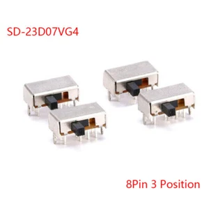 SD-23D07VG4 interruttore di alimentazione scorrevole DIP-8 pin 3 posizioni PCB Breadboard Arduino - Foto 1 di 3
