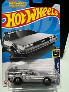 Hot Wheels BACK TO THE FUTURE TIME MACHINE HOVER MODE Rare FREE EXPRESS SHIPPING - Picture 1 of 4