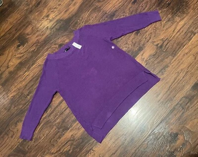 Suéter Grande New York & Company Pullover Púrpura Tejido Talla Grande Nuevo con Etiquetas Foto 1 de 4
