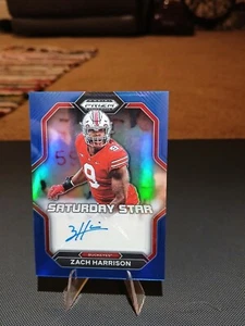 2023 Prizm Blue Zach Harrison Rookie Auto 132/149 - Picture 1 of 2
