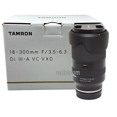 New TAMRON 18-300mm f3.5-6.3 DiIII-A VC VXD for Sony E (B061S) APS-C Format - Image 1 of 4