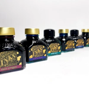 Diamine Sheen Inks - 80 ml Tintenfass - Skull & Roses, November rain, uvm. - Bild 1 von 33