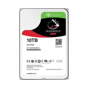 Seagate IronWolf ST10000VN0004 10TB 7200RPM 256MB SATA 3.5" NAS Internal HDD - Picture 1 of 4