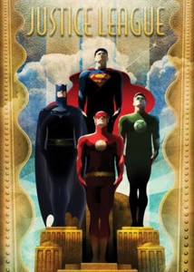 DISPLATE DC Comics Póster de Metal Justice League Retro Idols - 134443 - Imagen 1 de 2