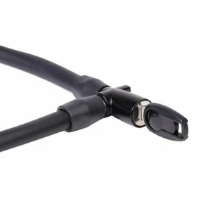 EVO, bobina Lock-It, bloqueo de cable, llave, 8 mm x 1500 mm, negro - Imagen 1 de 1