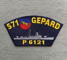 Patch / Aufnäher Marine Cap-Aufnäher Schnellboot S71 Gepard Bundesmarine