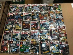 Lego Star Wars Schiffe Falcon Slave One AT-AT AT-ST TIE Rey Speeder - Bild 1 von 14