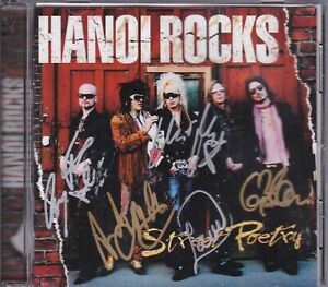 Hanoi Rocks - Street Poetry ( Autographed Cd / 2007 Demolition cd / New)