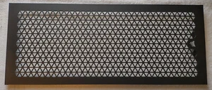 Black Metal Front Panel Grate Cover Panel 4 Corsair 4000D Airflow Computer Cases - Photo 1/5